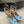 Alaila Wedge Sandals 135mm In Light Blue Glossy Lambskin 954899