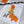 HM Rodeo Pegase Bag Charm Orange Lambskin
