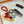 HM Rodeo Robeo Coeur PM Charm Red Yellow mix Blue Lambskin