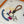HM Rodeo Robeo Coeur PM Charm White Blue mix Pink Lambskin