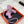 HM Rodeo Horse Bag Charm In Purple Leather