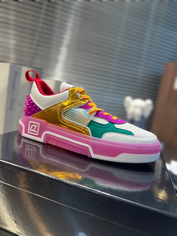 Sneaker da basket CL 25 in pelle bovina multicolore 323153