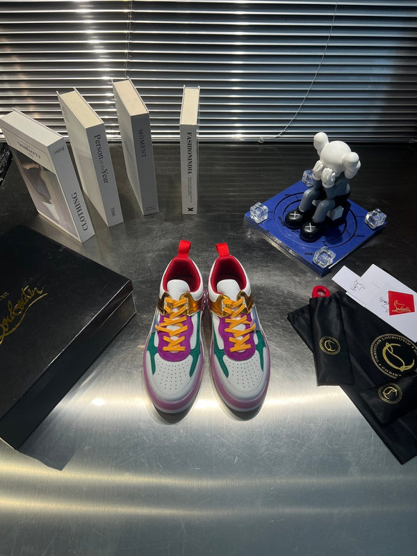 Sneaker da basket CL 25 in pelle bovina multicolore 323153