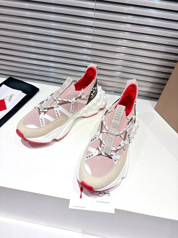 CL 25 Trailnrun Sneaker Pink Calfskin Mesh 323166