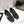 CL 25 Stud Print Sneaker Black Fabric Leather 323161
