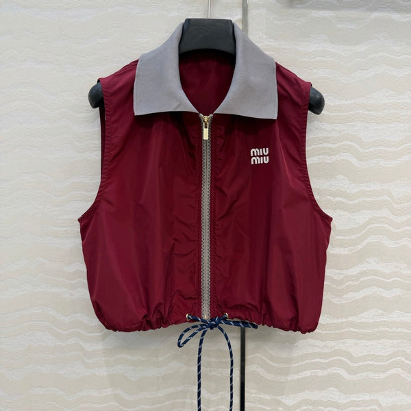 Miu 26s Vest Red Polyamide 346212