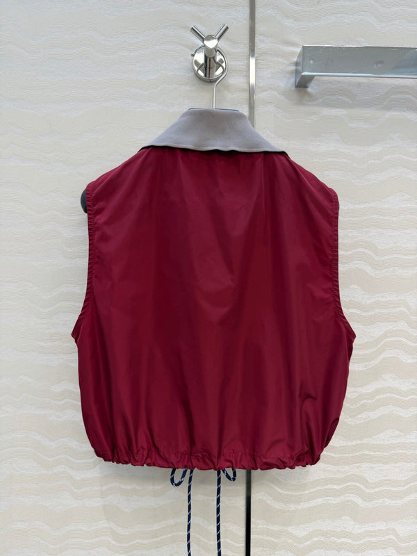 Miu 26s Vest Red Polyamide 346212