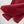 Miu SS26 Light Denim Shirt Amaranth Red Cotton 346164