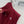 Miu PE26 Gilet en popeline délavée coton rouge amarante 346166