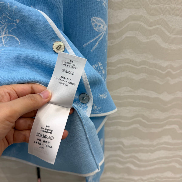 CD 26s Dioriviera Jacket Blue Technical Knit 405972