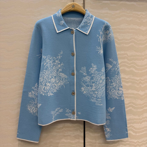 CD 26s Dioriviera Jacket Blue Technical Knit 405972