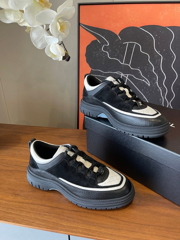 CC Baskets Printemps-Été Daim Noir 623166