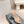 sandalo mulo 75 tessuto beige pelle di vitello beige scuro