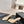 sandalo mulo 75 tessuto beige pelle di vitello beige scuro