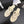 CC 25 Flower Thong Slippers White Cowhide 233415