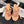 CC 25 Flower Thong Slippers Pink Cowhide 233418