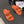 CC 25 Dad Sandal Mule Orange Calfskin