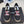 CC Loafer In Black Canvas With Colorful Logo