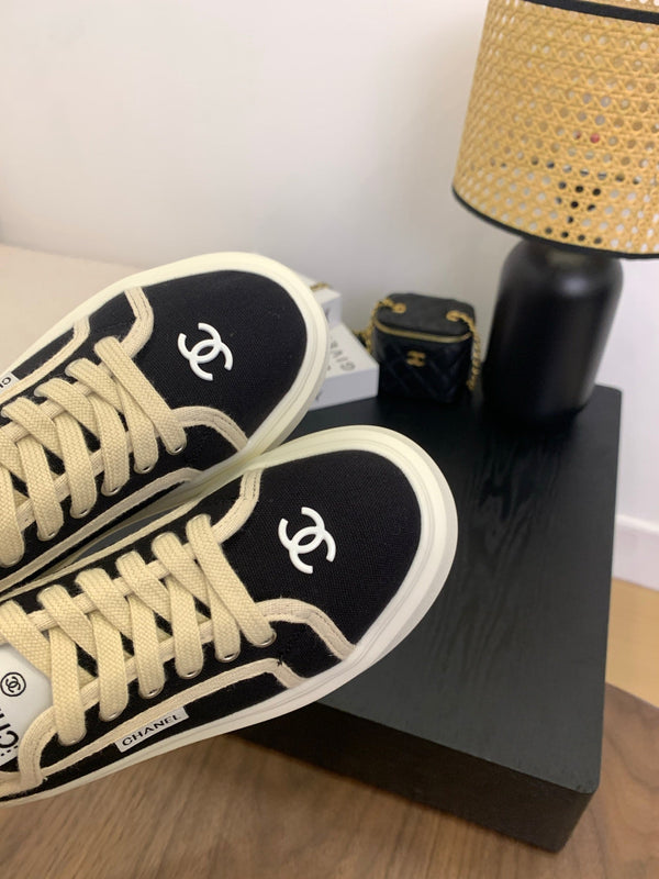 CC25 Sneaker Black Beige Canvas 288782