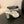 CC 25 Sandal Heel 85mm White Fabric Black Grosgrain