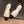 CC 25 Slingback Flat White Fabric Grosgrain