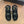 CC Toe Sandals Black Tweed Mix Leather 299540