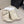 CC 26 Bottine à Boucle en Cuir de Vachette Blanc Cassé 589112