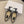 CC 26 Shearling Ballet Flat White Beige Cowhide Wool 588919