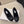 CC 26 Shearling Ballet Flat Black Cowhide Wool 588922