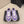 CC 26 Baskets Tissu tweed blanc et mélangé violet et daim 589083