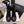 CC 26 Boot With Lug Sole Black Suede Leather 588681