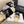 CC 26 Shearling Slip-on Loafer Black White Suede Wool 588718