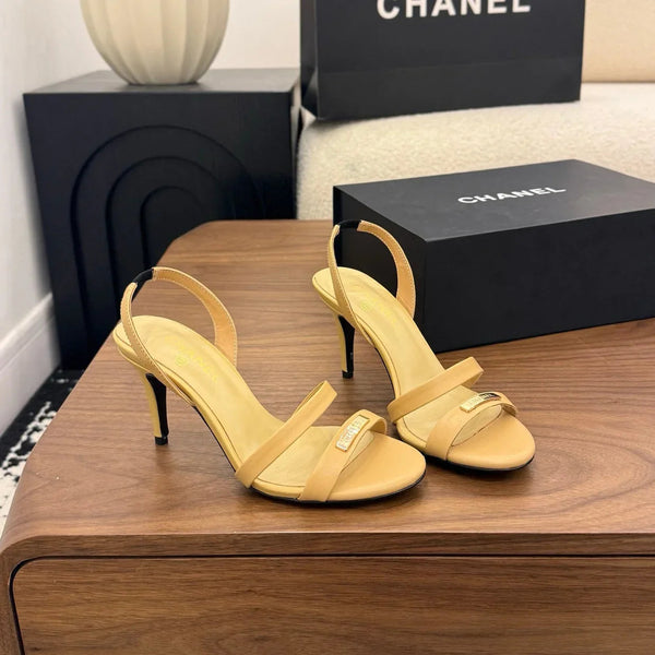 CC 26s Sandales 80 Cuir d'agneau beige 183529