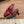 CC 26FW Slingback 7.5cm Red Black Suede Patent Leather 676119