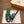 HM 26s Oran Studded Sandals In Emerald Green Calfskin