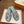 HM 26s Oran Studded Sandals In Dusty Blue Calfskin