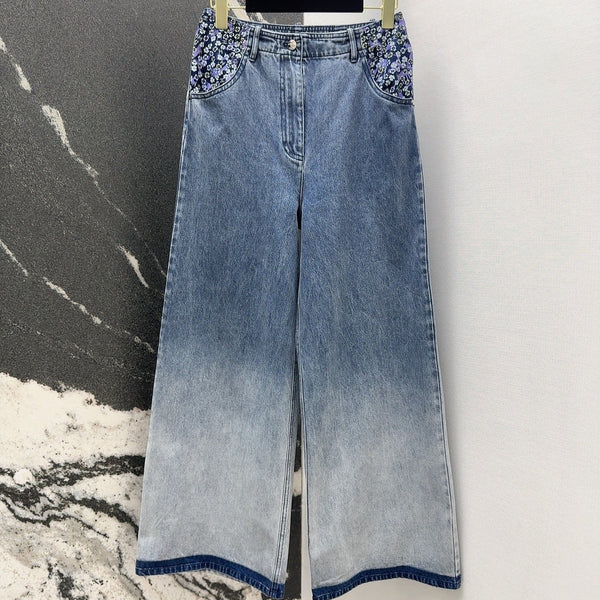Pantaloni CC 25 in cotone blu