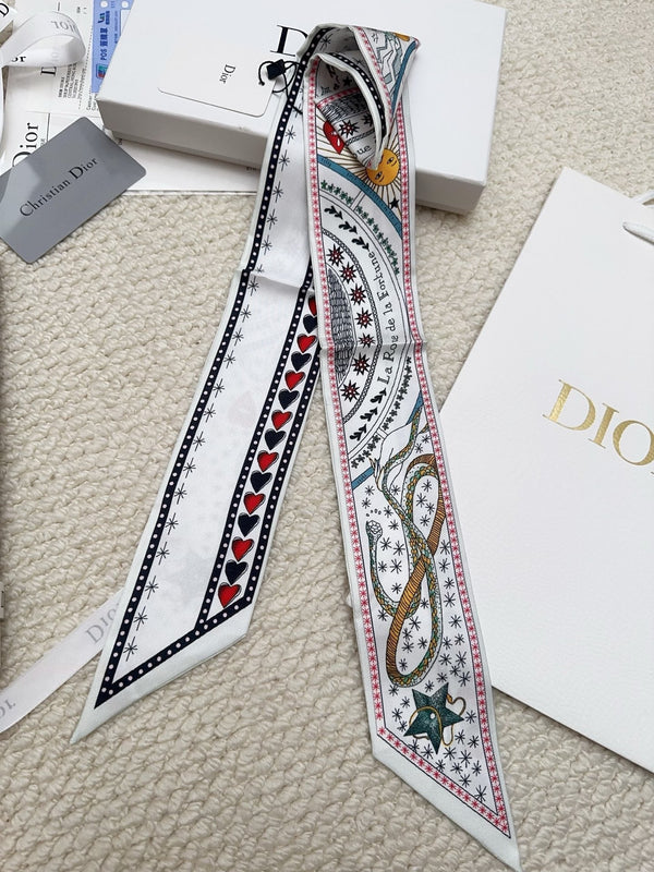 CD 26s Scarf 86cm In Silk 311739