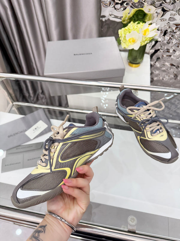 Balenciaga Baskets Monday Jaune Olive Maille TPU 714948