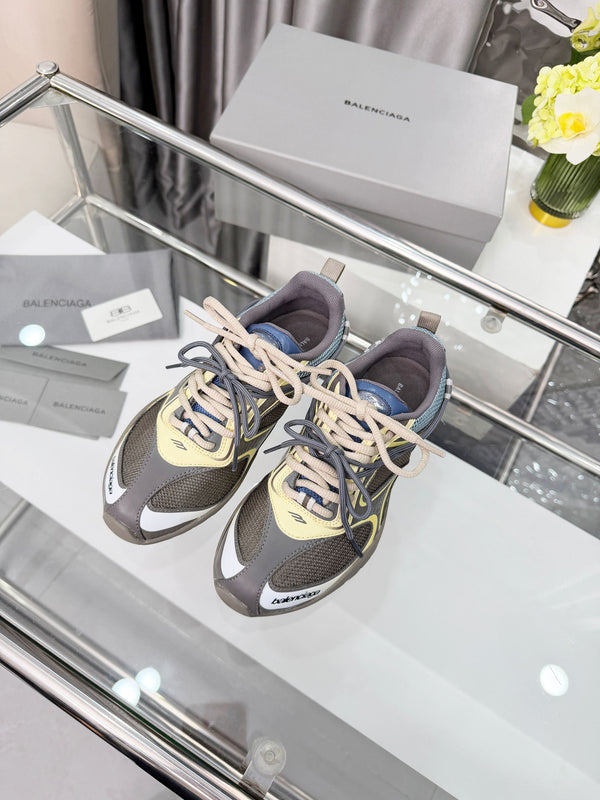 Balenciaga Baskets Monday Jaune Olive Maille TPU 714948