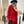 Écharpe Jacquard FF 180CM Laine Rouge 103630