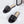 CD 26s Slippers Black Beige Cowhide 681587