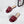 CD 26s Slippers Burgundy Beige Cowhide 681590