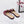 CD 26s Slippers Burgundy Beige Cowhide 681590