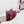 CD 26s Slippers Burgundy Beige Cowhide 681590