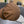 BAKER BOY CAP IN PECAN BROWN CALFSKIN 420947