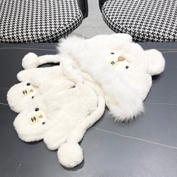 SET TRE PEZZI IN PILE E LANA BIANCA 433195 