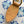 SPEEDY BANDOULIÈRE 20 IN TELA CON PIASTRELLE MONOGRAM BLU LAGUNA E FIBBIA ORO