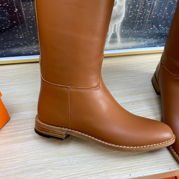 HM Jumping Boot In Brown Calfskin 987475