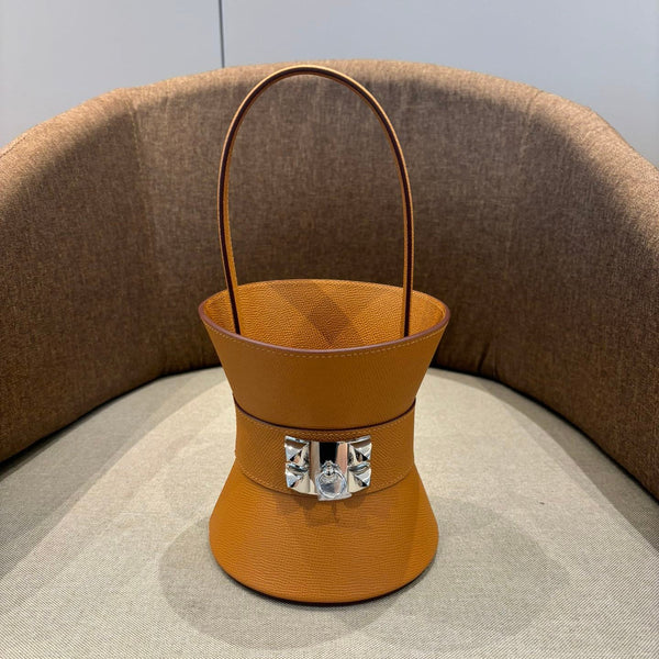 HM Mini Medor Bag Orange Epsom Calfskin 269887